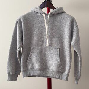 J.Crew Heritage Fleece Hoodie in heather grey size S (orig. $98)